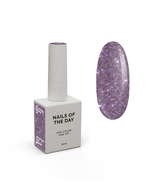 NAILSOFTHENIGHT Daiquiri gel polish — esmalte semipermanente lila reflectante para uñas, 10 ml