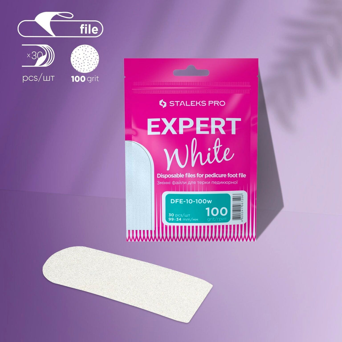 Recambios desechables Staleks Pro Expert 10. Para Raspador, 34mm. 30 ud.