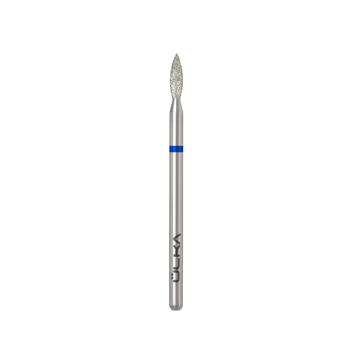 Fresa de diamante ULKA llama azul - cabeza de 2,3 mm, parte activa de 8 mm (F238-M)