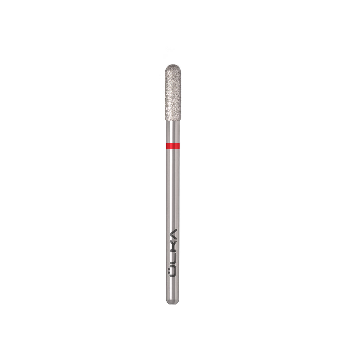 Fresa de diamante ULKA cilindro redondeado rojo – cabeza de 3 mm, parte activa de 10 mm (C310-F)