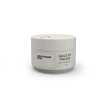 NAILSOFTHEDAY ELSA Acrylic Powder Clear — Polvo acrílico transparente, 10 g