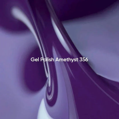 NAILSOFTHEDAY Gel Polish Amethyst — esmalte semipermanente en tono púrpura amatista oscuro con cobertura completa en una sola capa. 10 ml.