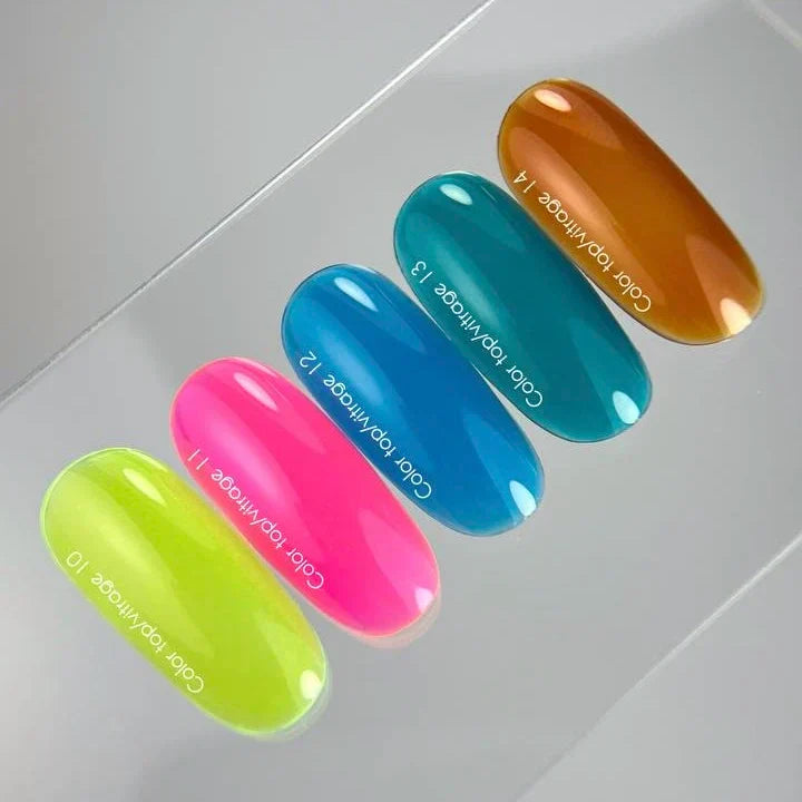 NAILSOFTHEDAY Color Top/Vitrage 13 — Top Coat Vitrage Azul Marino Profundo Semitransparente, 10 ml
