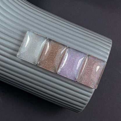 NAILSOFTHEDAY Polygel shimmer 05: poligel de grano fino color melocotón con brillo , 30 g