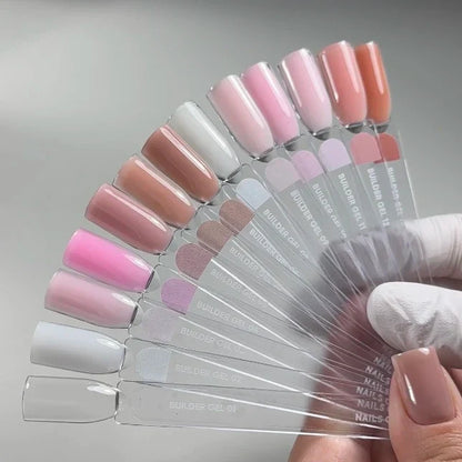 NAILSOFTHEDAY Builder Gel 01 — gel transparente para extensiones de uñas, 15 ml