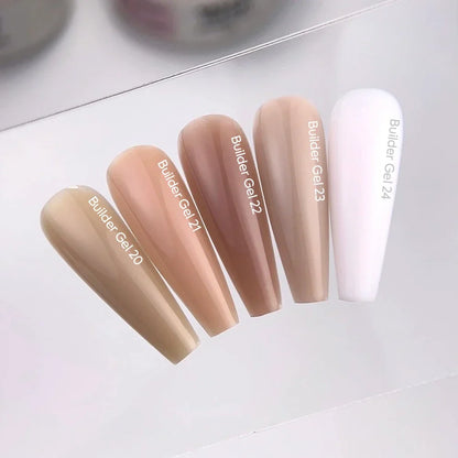 NAILSOFTHEDAY Builder Gel 23 — gel nude frío para extensiones de uñas, 15 ml