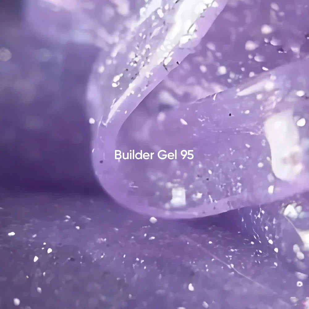 NAILSOFTHEDAY Builder Gel 95 — builder gel reflectante lila, 15 ml