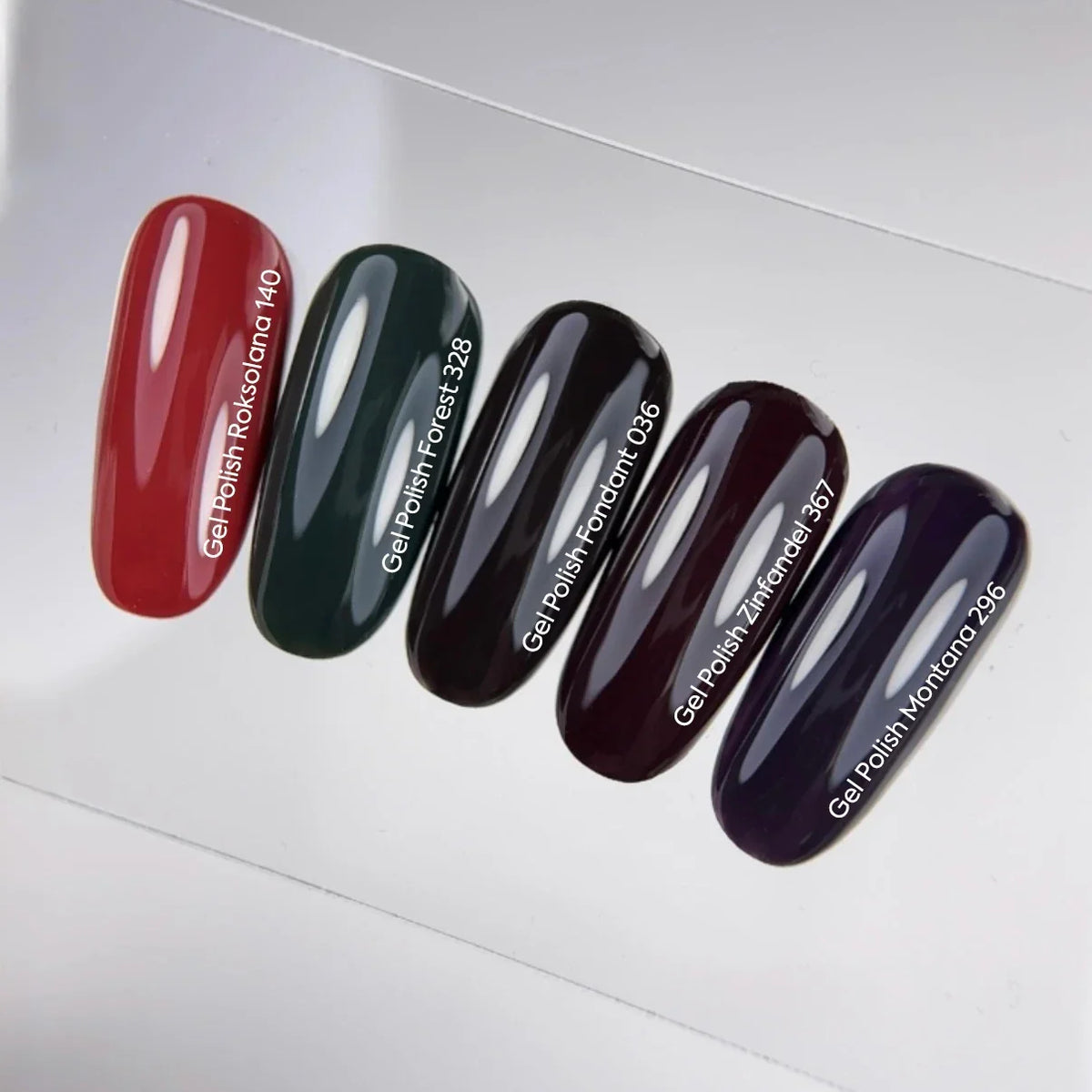 NAILSOFTHEDAY Gel Polish Forest — esmalte semipermanente verde oscuro, cobertura en una sola capa, 10 ml