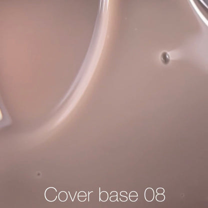 Nailsoftheday Cover base NEW Formula 08: base de camuflaje para uñas en color capuchino, 10 ml