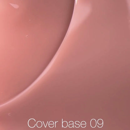 Nailsoftheday Cover base NEW Formula 09: base de camuflaje que cubre las uñas en color nude moderno, 10 ml