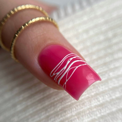 NAILSOFTHEDAY Neon top 03 – top rosa brillante sin capa pegajosa para uñas, 10 ml