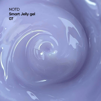 NAILSOFTHEDAY Smart Jelly gel 07: gel de construcción violeta claro para uñas, 15 g
