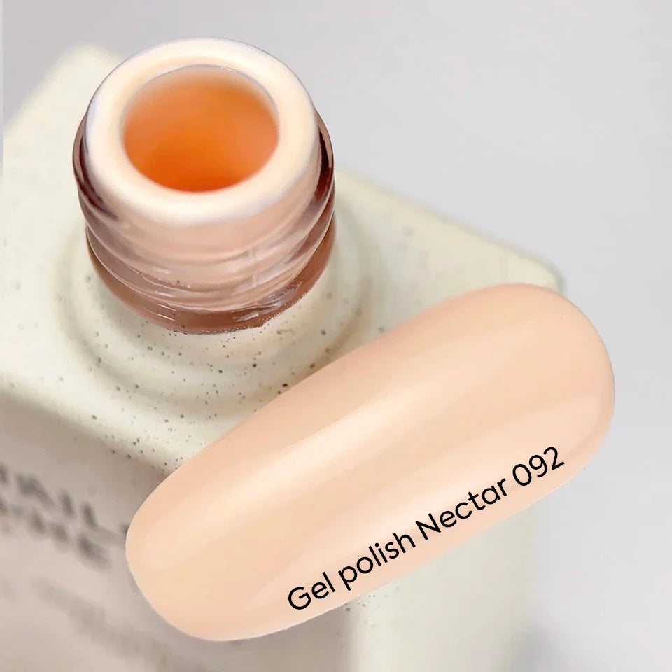 NAILSOFTHEDAY Gel Polish Nectar — esmalte semipermanente melocotón pastel con cobertura en una capa, 10 ml