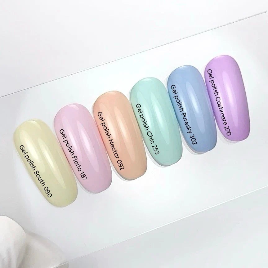 NAILSOFTHEDAY Gel Polish Chic — esmalte semipermanente turquesa pastel con cobertura en una capa, 10 ml
