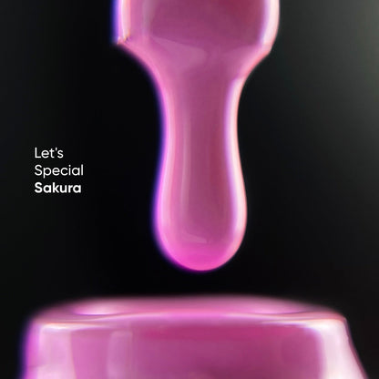 NAILSOFTHEDAY Let's Special Sakura - Esmalte semipermanente  de uñas especial morado pastel/morado pálido que cubre en una sola capa, 10 ml