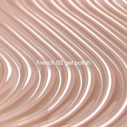NAILSOFTHEDAY Gel Polish French 02 — esmalte semipermanente beige nude con nivel reducido de pigmentación, 10 ml