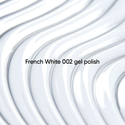 NAILSOFTHEDAY Gel Polish French White 002 — esmalte semipermanente ultrablanco frío con cobertura en una capa, 10 ml