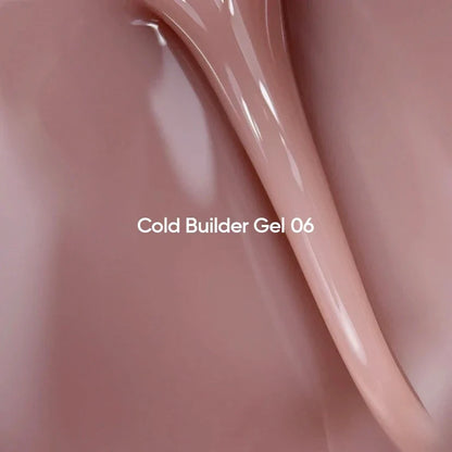NAILSOFTHEDAY Cold Builder Gel 06 — gel constructor nude cálido para extensión de uñas, 15 ml.