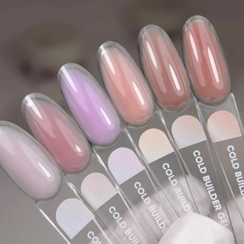 NAILSOFTHEDAY Cold Builder Gel 01 — gel constructor rosa lechoso para extensión de uñas, 15 ml.