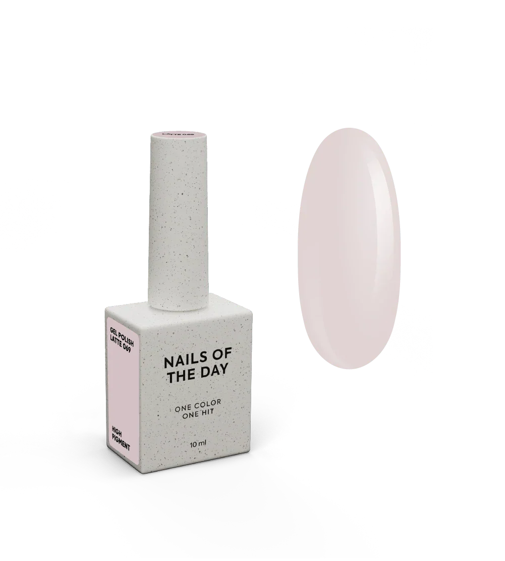 NAILSOFTHEDAY Let's Special Latte — esmalte semipermanente de uñas  beige-caramelo que cubre una capa, 10 ml