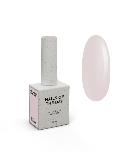 NAILSOFTHEDAY Let's Special Latte — esmalte semipermanente de uñas  beige-caramelo que cubre una capa, 10 ml