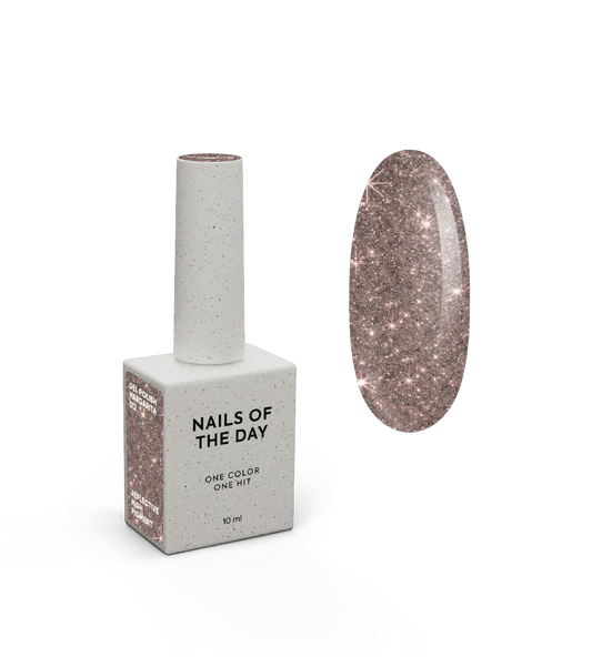 NAILSOFTHENIGHT Margarita gel polish: esmalte semipermanente nude rosado reflectante para uñas, 10 ml