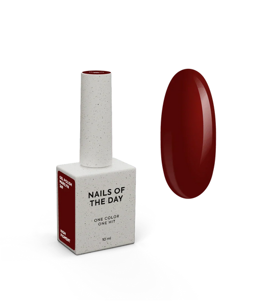 NAILSOFTHEDAY Let's Special Marilyn: esmalte semipermanente de uñas color sangre  que cubre en una capa, 10 ml