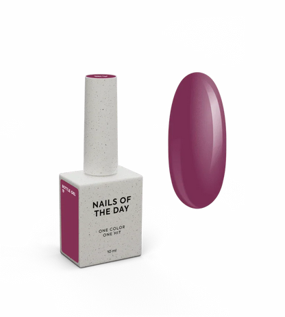 NAILSOFTHEDAY Bottle Gel 19 – gel ultrafuerte burdeos, 10 ml