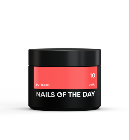 NAILSOFTHEDAY Bottle gel 10 – gel ultrafuerte, gel legendario, 10 ml