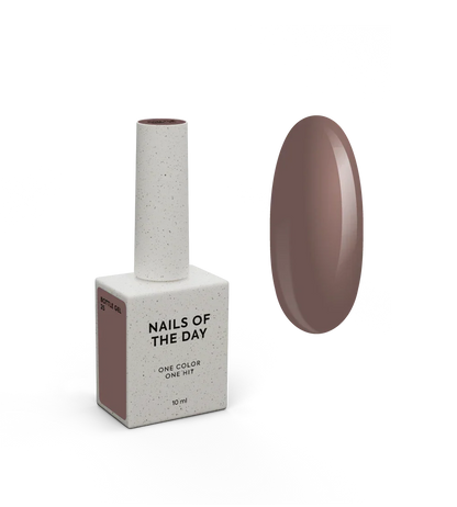 NAILSOFTHEDAY Bottle Gel 25 — gel beige frío para el refuerzo de uñas, 10 ml.