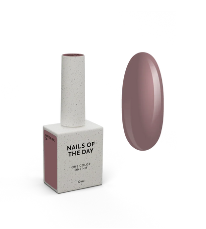 NAILSOFTHEDAY Bottle Gel 26 – gel ultraresistente beige cálido para el refuerzo de uñas, 10 ml
