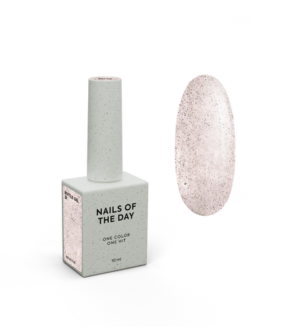NAILSOFTHEDAY Bottle Gel 39 – gel ultraresistente nude con efecto reflectante para el refuerzo de uñas, 10 ml