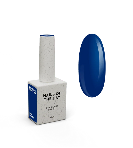 NAILSOFTHEDAY Let’s Special Cobalt — esmalte semipermanentel azul intenso para uñas, que cubre en una sola capa, 10 ml.