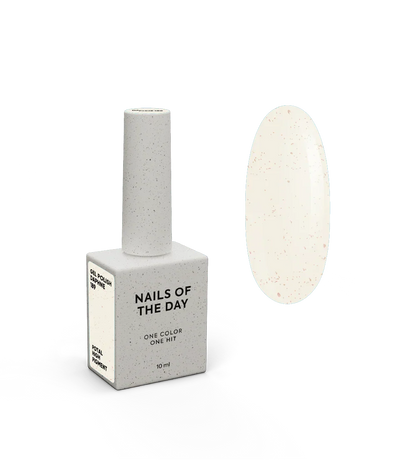 NAILSOFTHEDAY Let’s special Daphne — esmalte semipermanente lechoso con brillo dorado, 10 ml