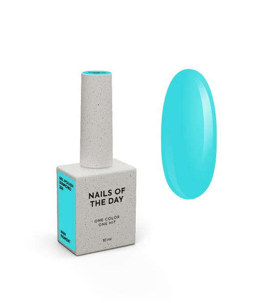 NAILSOFTHEDAY Let’s special Diamond —  esmalte semipermanente azul celeste, 10 ml
