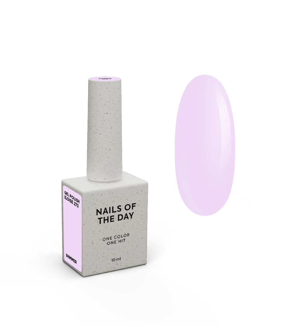 NAILSOFTHEDAY Let’s special Eloise — esmalte semipermanente rosa frío con brillo fino, 10 ml