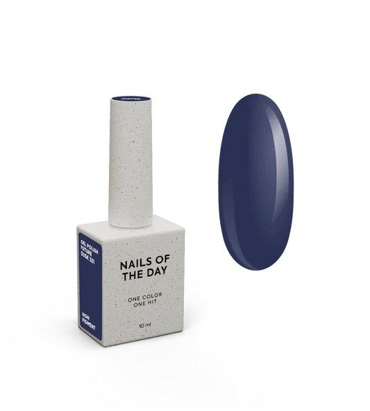 NAILSOFTHEDAY Let's Special Future Dusk — esmalte semipermanente de uñas de color  azul oscuro, monocapa 10 ml