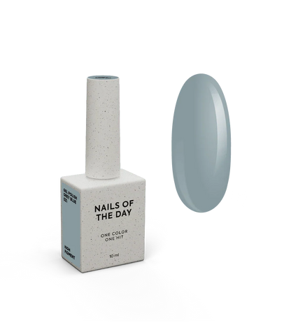 NAILSOFTHEDAY Let's Special Grey blue: esmalte semipermanente gris azulado para cubrir uñas en una capa, 10 ml