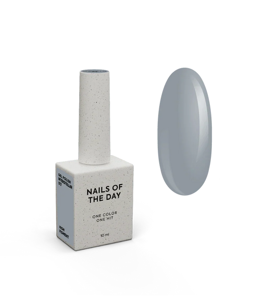 NAILSOFTHEDAY Let's Special Interstellar: esmalte semipermanente de uñas  gris lechoso que cubre una capa, 10 ml