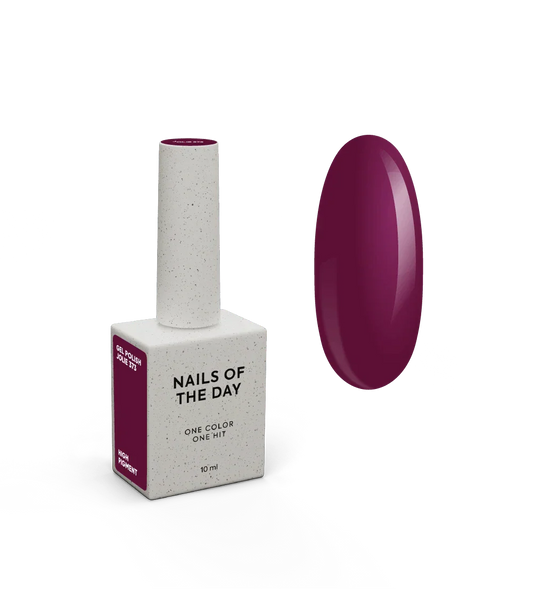 NAILSOFTHEDAY Let's Special Jolie — esmalte semipermanente de uñas marsala que cubre una capa, 10 ml