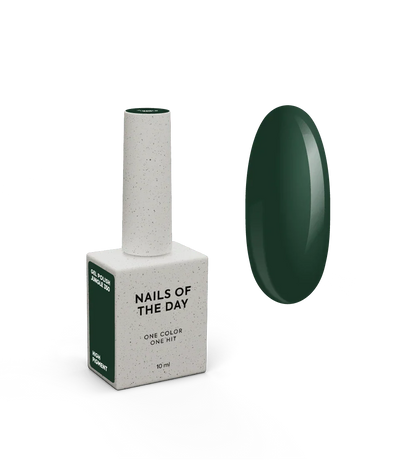 NAILSOFTHEDAY Let’s Special Jungle — esmalte semipermanente verde oscuro para uñas, que cubre en una sola capa, 10 ml.
