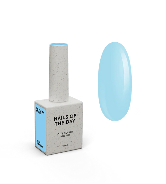 NAILSOFTHEDAY Let's Special Ken: esmalte semipermanente de uñas  especial azul cielo que se superpone en una capa, 10 ml