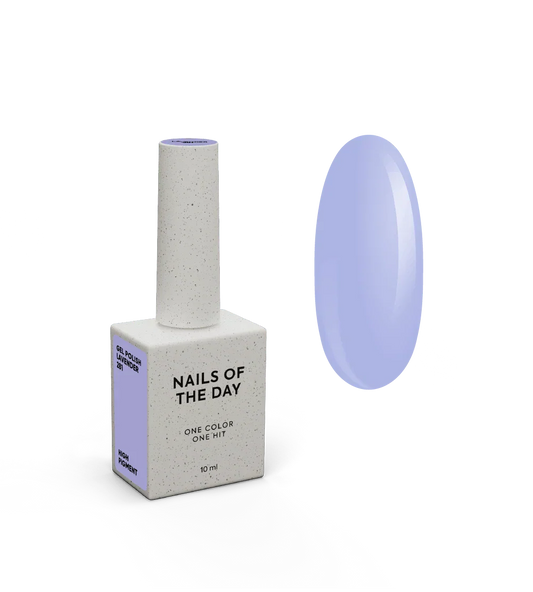 NAILSOFTHEDAY Let's Special Lavender: esmalte semipermanente lila para uñas que cubre con una capa, 10 ml, 10 ml
