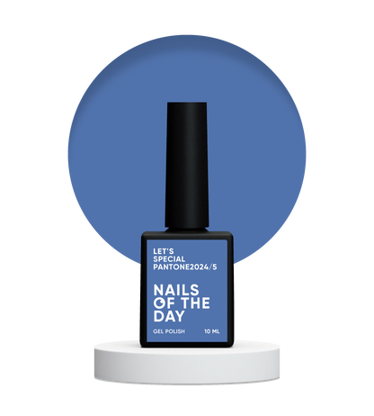 NAILSOFTHEDAY Let's Special Pantone2024/5 - esmalte semipermanente de uñas denim claro/aciano claro que cubre en una capa, 10 ml