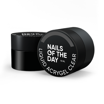 NAILSOFTHEDAY Liquid Acrygel clear — acrílico líquido transparente de una nueva fórmula para las uñas, 15 ml