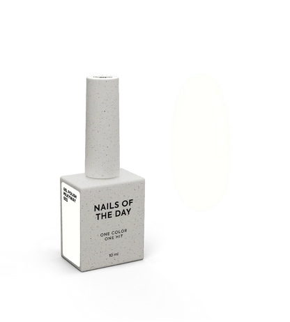 NAILSOFTHEDAY Let’s Special Milkyway — esmalte semipermanente blanco lechoso para uñas, que cubre perfectamente en una sola capa, 10 ml.