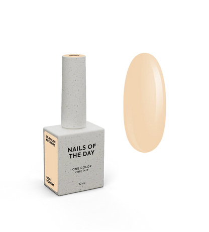 NAILSOFTHEDAY Gel Polish Nectar — esmalte semipermanente melocotón pastel con cobertura en una capa, 10 ml
