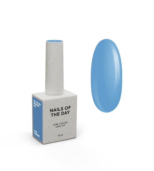 NAILSOFTHEDAY Let's Special Niagara - Esmalte de uñas en gel de una capa de color azul apagado,oscuro/vaquero 10 ml