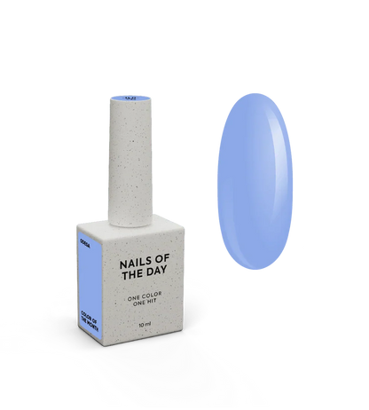 NAILSOFTHEDAY Color of the Month – Julio 2026 Odesa — azul de alta cobertura en una sola capa, 10 ml