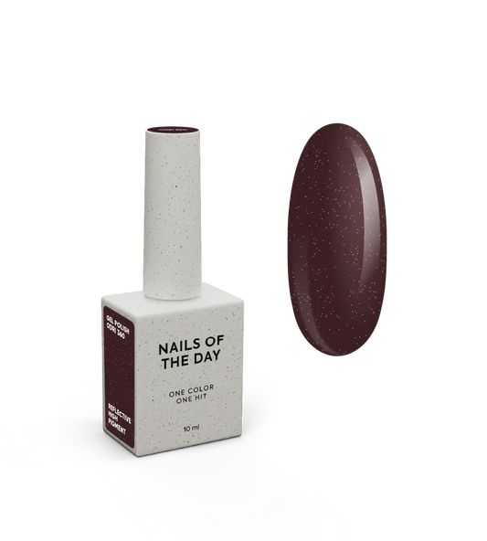 NAILSOFTHENIGHT Let's Special Odri: esmalte semipermanente reflectante de cereza cálido que cubre una capa, 10 ml